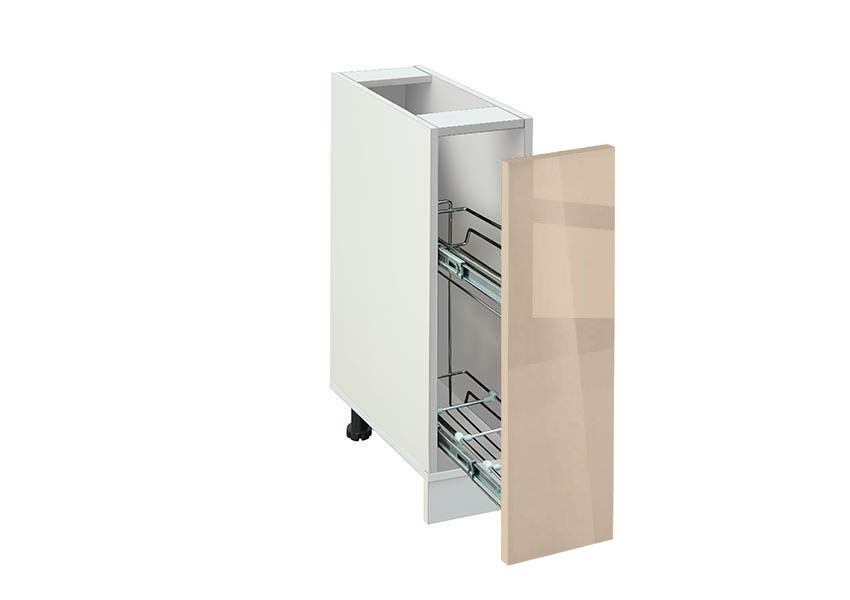 Ντουλάπι Κουζίνας επιδαπέδιο 20εκ., Νο 201 B Vison, κωδ.1219922680, Genomax